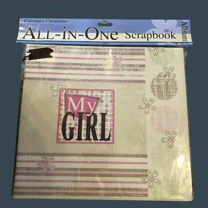 Carolees Creations All-In-One My Girl Scrapbook Album 8x8